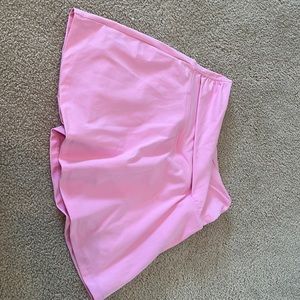 Pink tennis skirt
